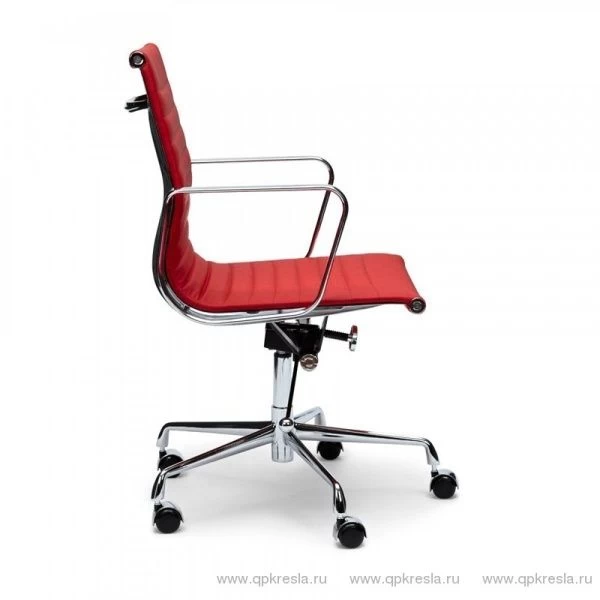 Кресло Eames (Эймс) Ribbed красное