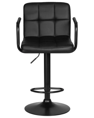 Купить Набор 2 шт Стул барный DOBRIN KRUGER ARM BLACK, черный в интернет-магазине КупиКресла.ру