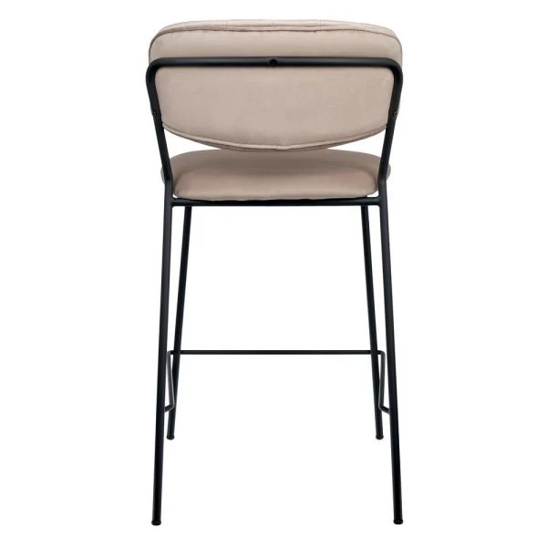 Стул полубарный Carol латте для кафе, ресторанов и кухни