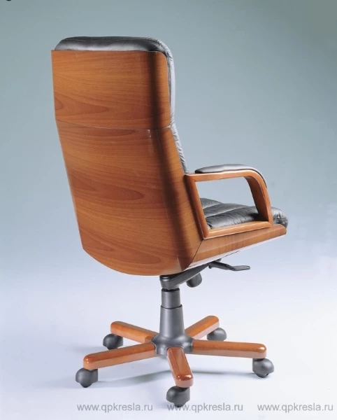 Кресло (VIP) CANNES A Натуральная кожа (кожа+эко) Черный