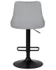 Купить Стул барный DOBRIN JOSEPH BLACK, серый велюр (MJ9-75) по выгодной цене для кафе, ресторанов и кухни