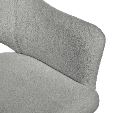 Купить Стул Bruno светло-серый, искусственный мех по низкой цене