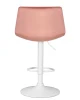 Купить Набор 2 шт Стул барный DOBRIN TAILOR WHITE, пудрово-розовый велюр (MJ9-32) в интернет-магазине КупиКресла.ру