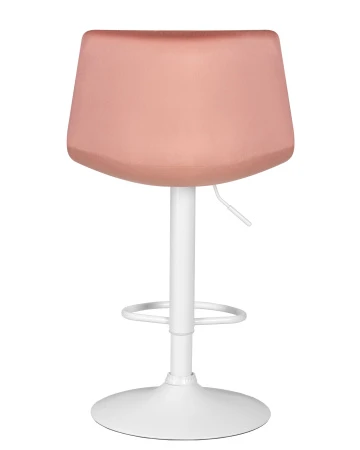 Купить Набор 2 шт Стул барный DOBRIN TAILOR WHITE, пудрово-розовый велюр (MJ9-32) в интернет-магазине КупиКресла.ру