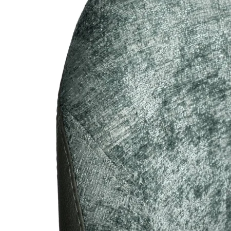 Купить Стул Bruno зелёный шенилл с экокожей с поворотным механизмом по низкой цене