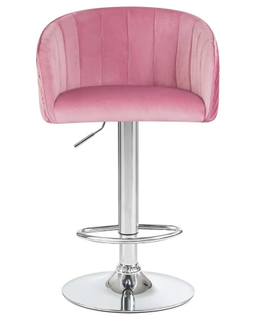 Купить Стул барный DOBRIN DARCY, розовый велюр (1922-16) по выгодной цене для кафе, ресторанов и кухни