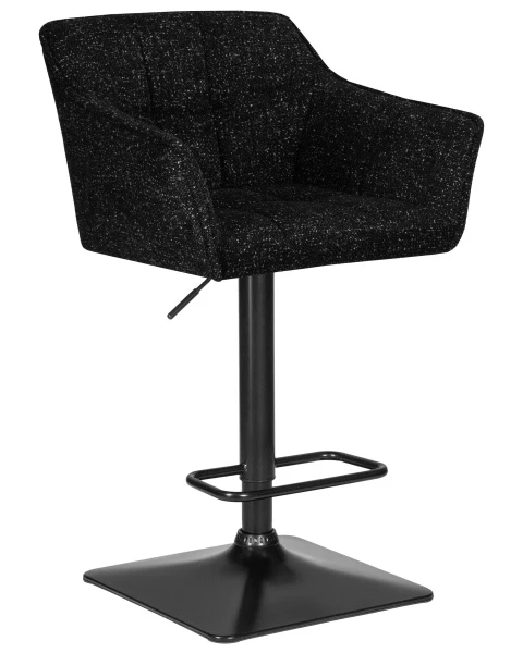 Купить Набор 2 шт Стул барный DOBRIN RALF, черный твид (LEO18) по низкой цене