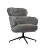 Купить Кресло KING серый, шенилл по низкой цене