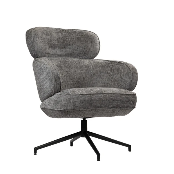 Купить Кресло KING серый, шенилл по низкой цене