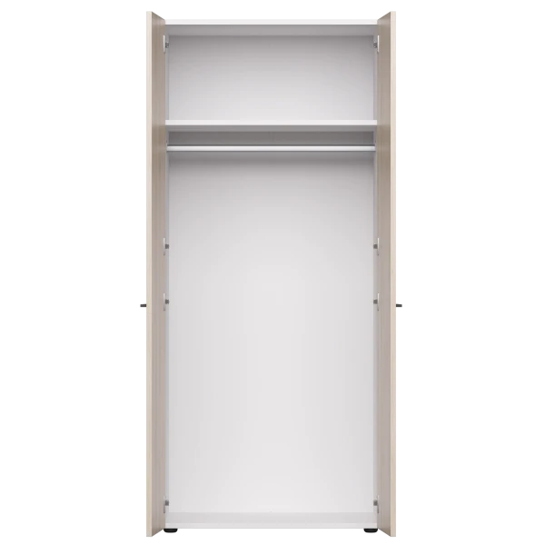 Купить Гардероб глубокий Everprof EVO (ЭВО) 800х602x1835 Белый/Дуб Соната по низкой цене