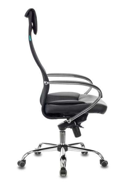 Кресло руководителя Бюрократ CH-609SL черный TW-01 TW-11 эко.кожа/сетка с подголов. крестовина металл хром | Купить в КупиКресла.ру