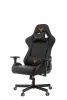 Кресла для геймеров - Кресло игровое Knight ARMOR черный ромбик эко.кожа с подголов. крестов. металл