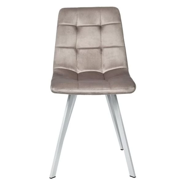 Купить Стул Easy латте с белыми ножками по низкой цене