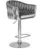 Купить Стул барный DOBRIN MARCEL, серый велюр (MJ9-75) по выгодной цене для кафе, ресторанов и кухни