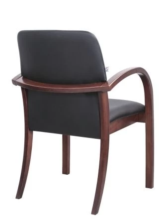 Офисный стул Jack arm (Джек арм) (Искуственная кожа Черный) для посетителей и сотрудников фото