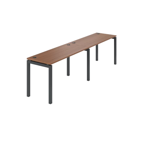 Бенч линейный на 2 рабочих места АМБЛ-003.60/антрацит