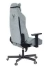 Кресло игровое Knight N1 Fabric серо-голубой Light-28 с подголов. крестов. металл