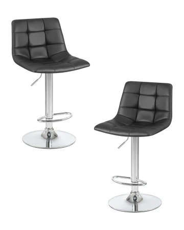 Набор 2 шт Стул барный DOBRIN TAILOR, чёрный