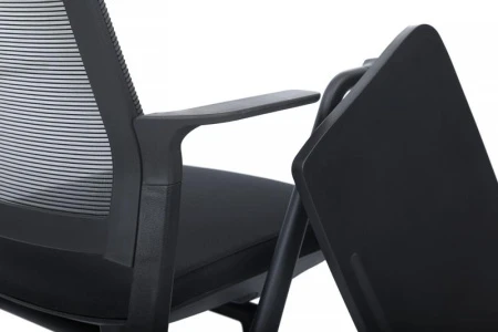 Кресло с пюпитром Moby D2002TN Черный для посетителей и сотрудников фото