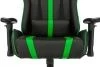 Кресла для геймеров - Кресло игровое Zombie A4 черный/зеленый искусственная кожа с подголов. крестовина пластик