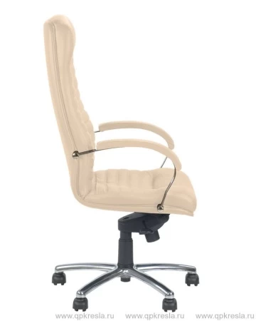 Кресло руководителя ORION STEEL CHROME (Орион) (Экокожа черный)