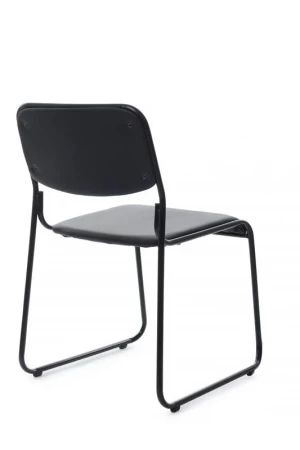 Кресло Nix RCH OMKL-01B Черный/Металл Черный для посетителей и сотрудников фото
