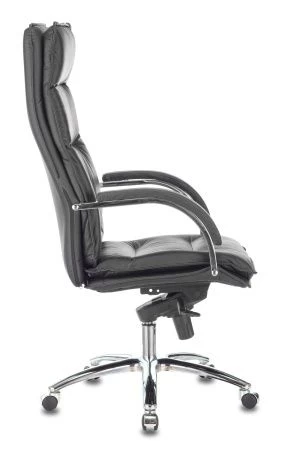 Кресла руководителя - Кресло руководителя Бюрократ T-9927SL черный кожа крестовина металл хром
