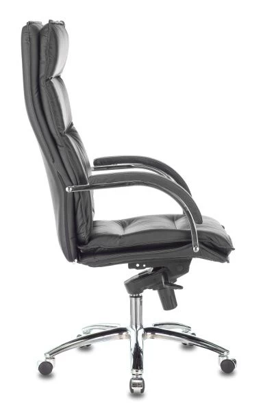 Кресло руководителя Бюрократ T-9927SL черный кожа крестовина металл хром | Купить в КупиКресла.ру