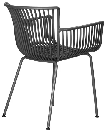 Купить Набор 4 шт Стул обеденный DOBRIN ROSS, темно-серый (GR-04) без подушки в интернет-магазине КупиКресла.ру