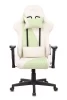 Кресла для геймеров - Кресло игровое Zombie VIKING X Fabric белый/зеленый с подголов. крестовина пластик