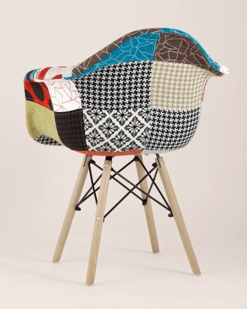 Купить Кресло Eames DSW пэчворк по низкой цене