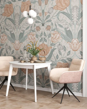 Купить Стол Rondo 100-135*100 белый по низкой цене