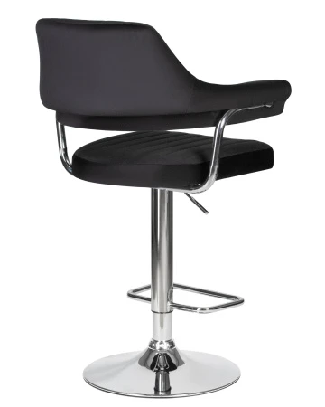 Купить Набор 2 шт Стул барный DOBRIN CHARLY, черный велюр (MJ9-101) в интернет-магазине КупиКресла.ру