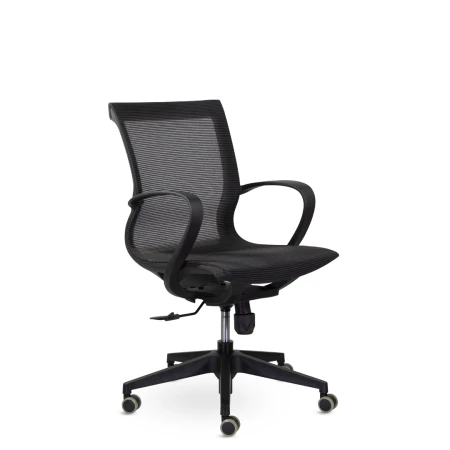 Офисные кресла - Кресло М-805 Йота/Yota black PL TC-01 (черный)