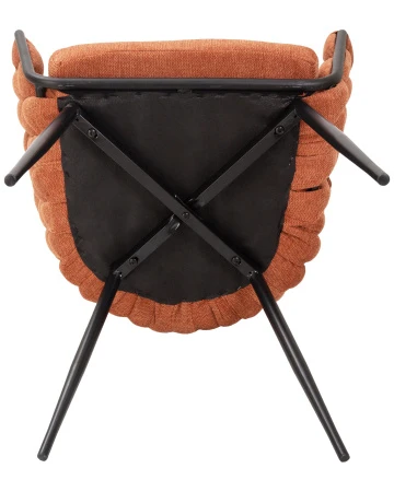 Купить Стул обеденный DOBRIN MATILDA, оранжевая ткань (LAR 275-27) в интернет-магазине КупиКресла.ру