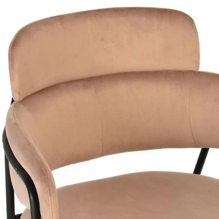 Купить Стул Napoli латте с черными ножками по низкой цене