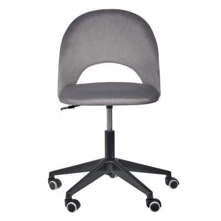 Офисные кресла - Стул Leo вращающийся на колесиках темно-серый