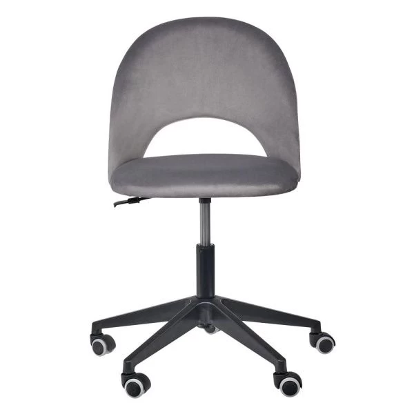 Стул Leo вращающийся на колесиках темно-серый | Купить в КупиКресла.ру