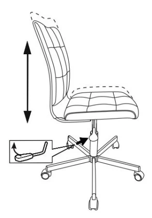 Офисные кресла - Кресло Бюрократ CH-330M белый Lincoln 100 эко.кожа крестовина металл хром