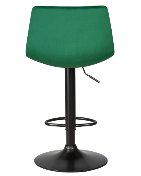 Стул барный DOBRIN TAILOR BLACK, зеленый велюр (MJ9-88) для кафе, ресторанов и кухни