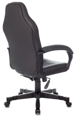 Кресла для геймеров - Кресло игровое Zombie Game 17 черный текстиль/эко.кожа крестов. пластик