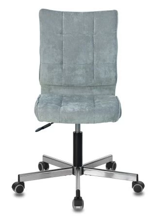 Офисные кресла - Кресло Бюрократ CH-330M серо-голубой Light-28 крестовина металл хром