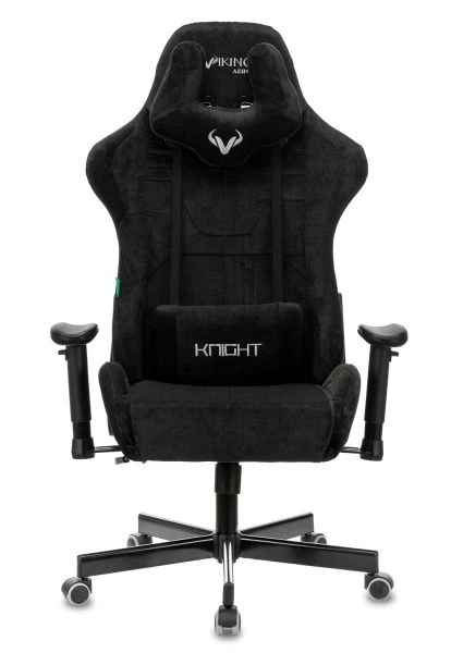 Кресло игровое Zombie VIKING KNIGHT Fabric черный Light-20 с подголов. крестовина металл | Купить в КупиКресла.ру
