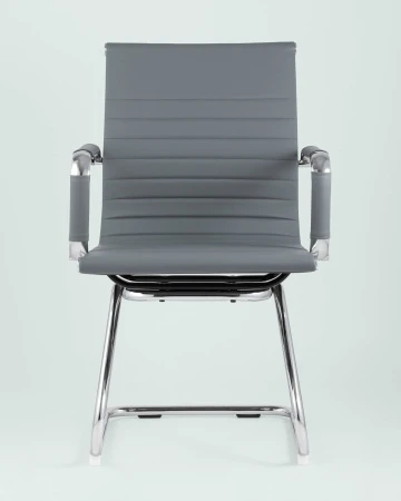 Конференц кресла - Кресло для посетителей TopChairs Visit серое