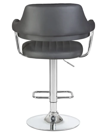 Купить Стул барный DOBRIN CHARLY, серый по выгодной цене для кафе, ресторанов и кухни