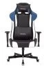 Кресла для геймеров - Кресло игровое Zombie VIKING TANK черный/синий/белый искусственная кожа с подголов. крестовина металл