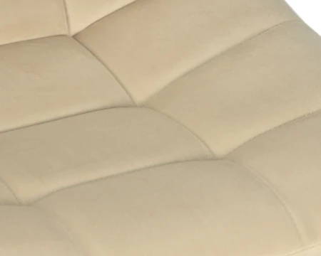 Купить Стул барный DOBRIN TAILOR WHITE, бежевый велюр (MJ9-10) по выгодной цене для кафе, ресторанов и кухни