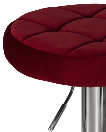 Купить Табурет барный DOBRIN BRUNO, бордовый велюр (MJ9-43) по выгодной цене для кафе, ресторанов и кухни