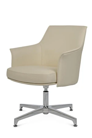 Конференц кресла - Кресло Rosso-ST C1918 Кремово-белый