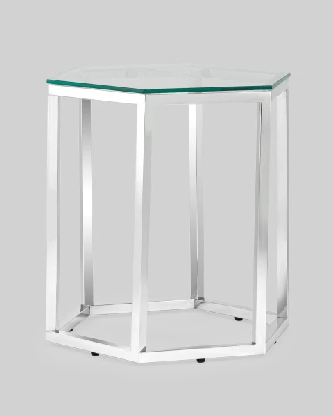 Купить Журнальный стол ГЕКС серебро по низкой цене